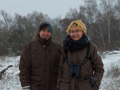 Stadtnatur Rangerinnen Cynthia Leuckhardt und Janet Huber