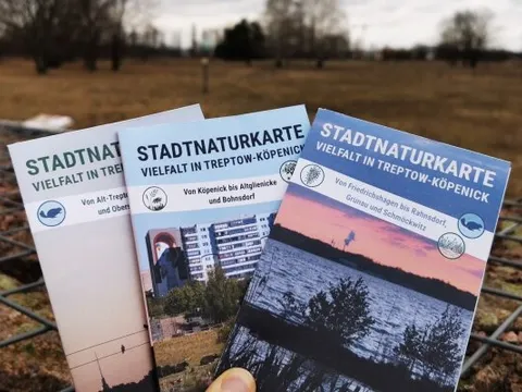 3-teilige Stadtnaturkarten vor Landschaftspark