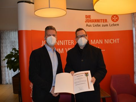 Anerkennungspreis für Johanniter-Stift Berlin Johannisthal