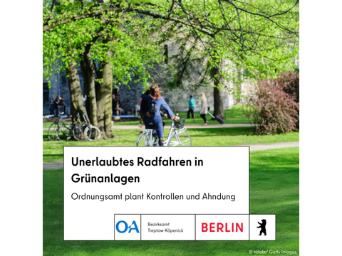 Teaser Kontrollen Radfahrende Grünanlagen