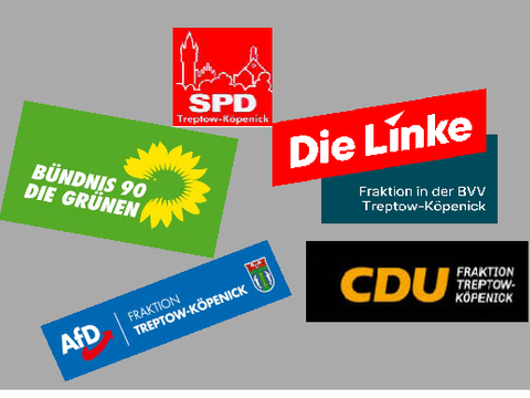 Fraktionen in Treptow-Köpenick