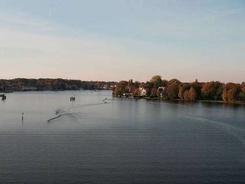 Luftaufnahme des Müggelsees