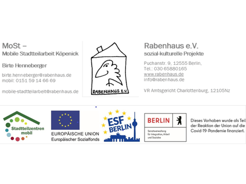 Gemeinsames Logo von Mobiler Stadtteilarbeit Köpenick und Rabenhaus e.V.