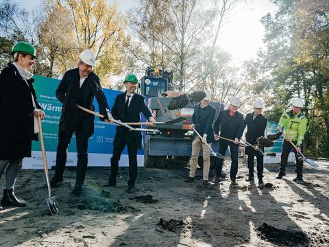 BTB Energiezentrale Grünau - Spatenstich