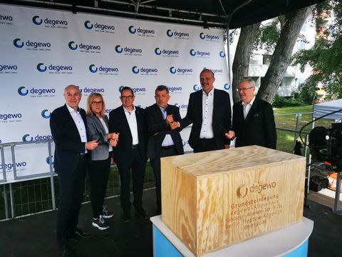 Grundsteinlegung degewo-Klimahaus