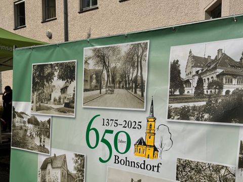 Plakat 650 Jahre Bohnsdorfer Chronik