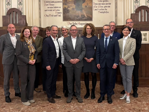 Wiener und Treptow-Köpenicker Delegation in Wien