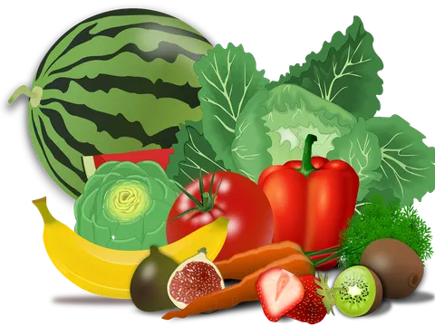 Obst und Gemüse Plakat
