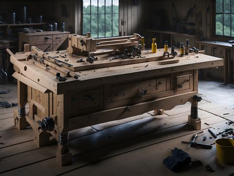 Werkbank Holz