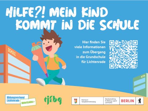 Postkarte zum Übergang Kita-Grundschule