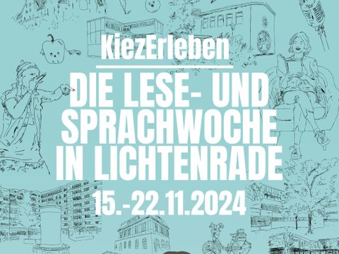 Plakat Lese- und Sprachwoche 2024