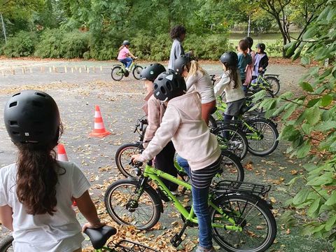 Fahrrad-AG an der Marienfelder Grundschule