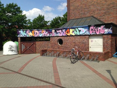 Eingang Kinder- und Jugendclub Barnetstraße