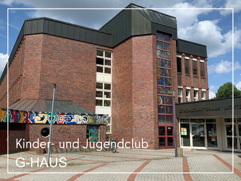 Die Fassade des Kinder- und Jugendclubs G-Haus