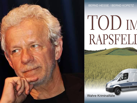 Autor Bernd Hesse und das Cover seines Buches