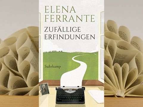 Buch mit gefalteten Blättern im Hintergrund