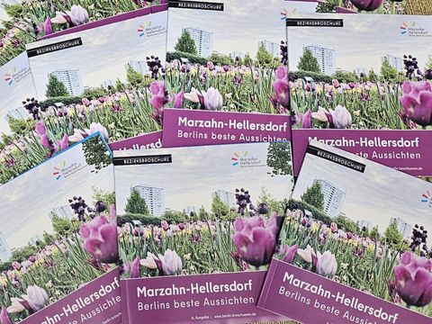 Broschüren über Marzahn-Hellersdorf