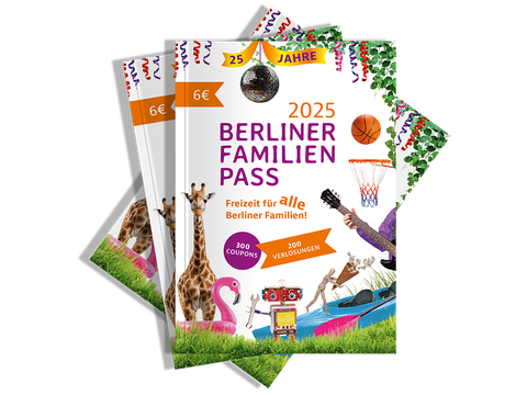 Cover Berliner FamilienPass 2025, Passstapel