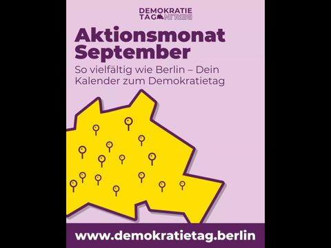 Aktionsplakat Demokratietag