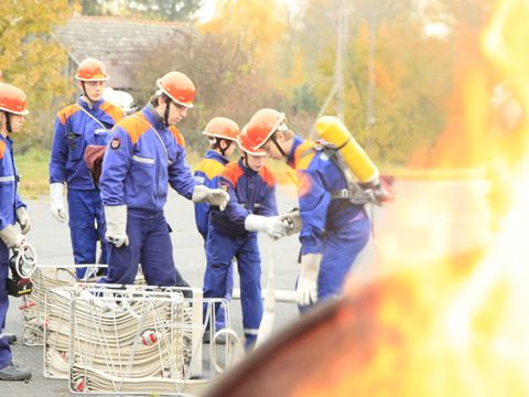 Freiwillige Feuerwehr im Training