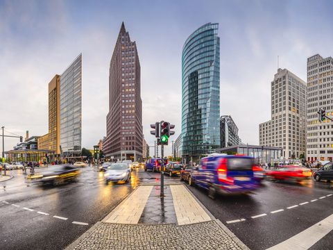 Rush Hour am Potsdamer Platz
