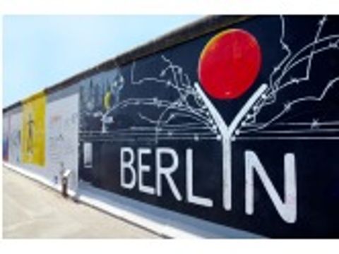 bemalter Abschnitt der Berliner Mauer