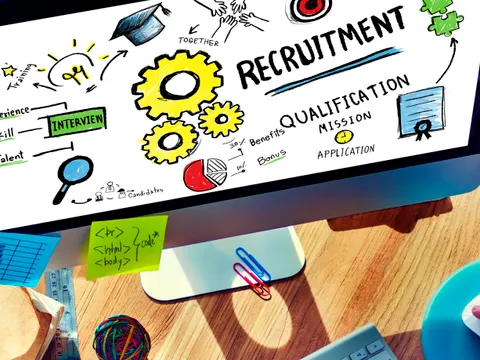 Unternehmer Rekrutierung digitaler Geräte Suche