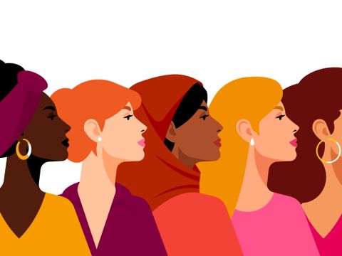 Frauen verschiedener Ethnien