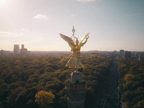Luftaufnahme Siegessäule Berlin