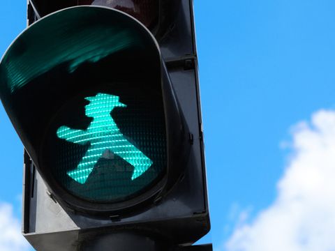 Grünes Ampelmännchen