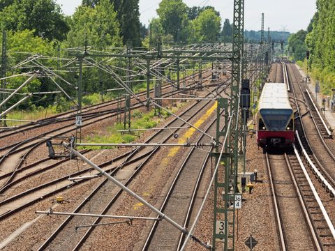 S-Bahn unterwegs
