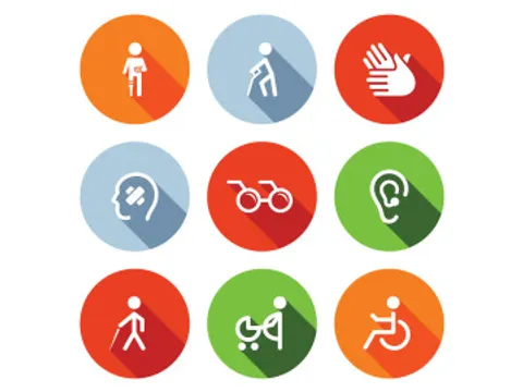 Iconsammlung zum Thema Behinderung
