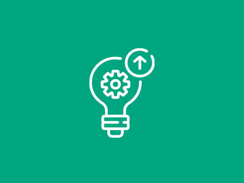 Link mit Icon zur Innovationsförderung