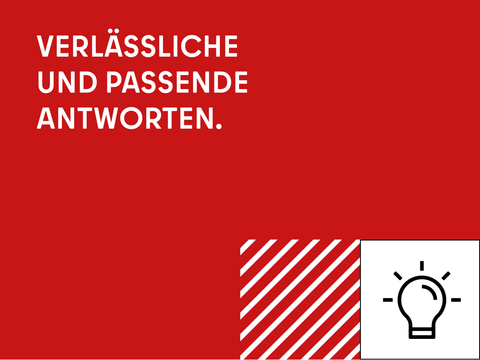 Roter Kasten mit Wissensbasis