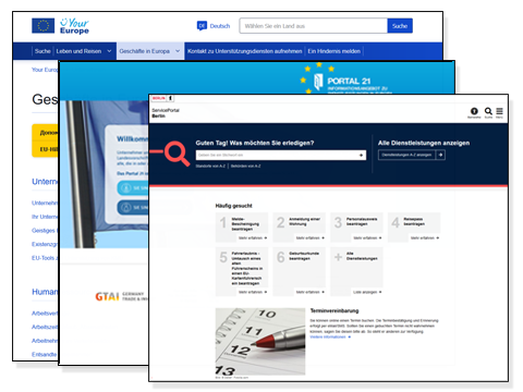 EU portals and other service portals