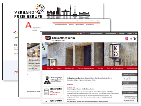 Websites with information on independent professions
