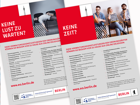 Plakate Einheitlicher Ansprechpartner Berlin