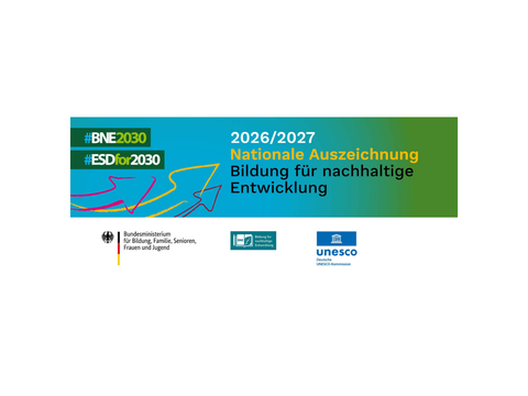 Logo Nationale Auszeichnung Bildung für nachhaltige Entwicklung