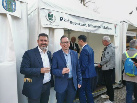 Nico Gilberti und Oliver Igel beim Winzerfrühling