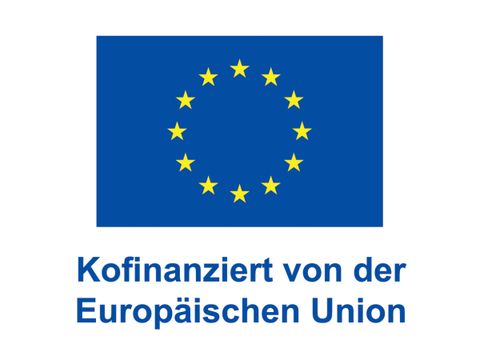 EU-Emblem "Kofinanziert von der Europäischen Union"