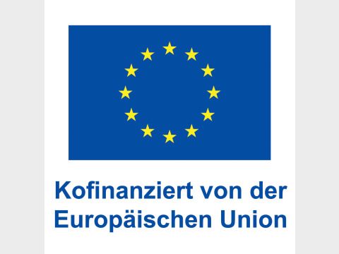 EU-Emblem "Kofinanziert von der Europäischen Union"