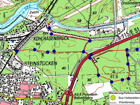 Wanderkarte (Bild: Berliner Forsten)