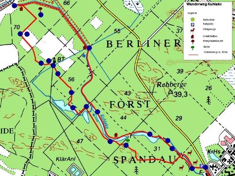 Wanderkarte (Bild: Berliner Forsten)