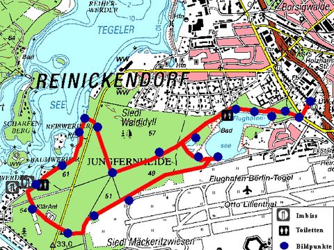 Wanderkarte (Bild: Berliner Forsten)