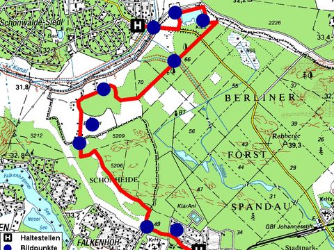 Wanderkarte (Bild: Berliner Forsten)
