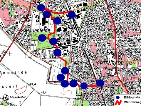 Wanderkarte (Bild: Berliner Forsten)