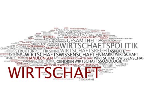 Wörter auf einem Haufen