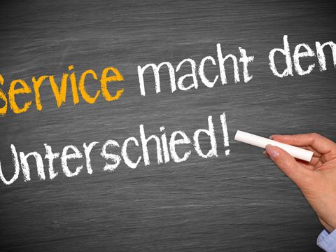 Service macht den Unterschied !