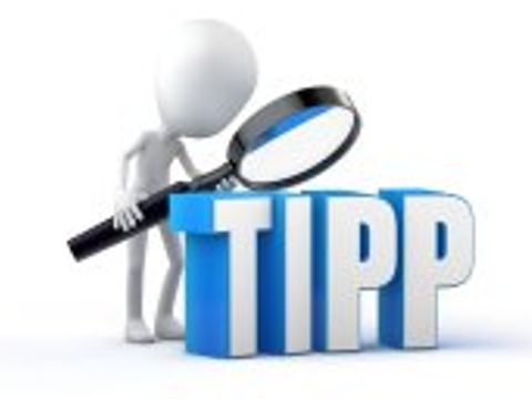 Figur die Tipp unter die Lupe nimmt