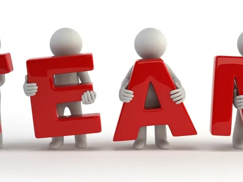3d small people - team